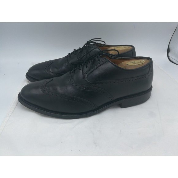Allen Edmonds‎ Birmingham Black Leather Wingtip Brogue Oxford Shoes Men size 9 D main image 11